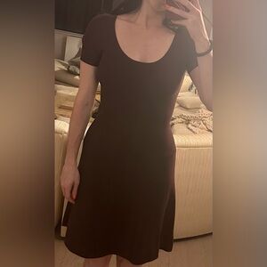 Vince burgundy midi dress